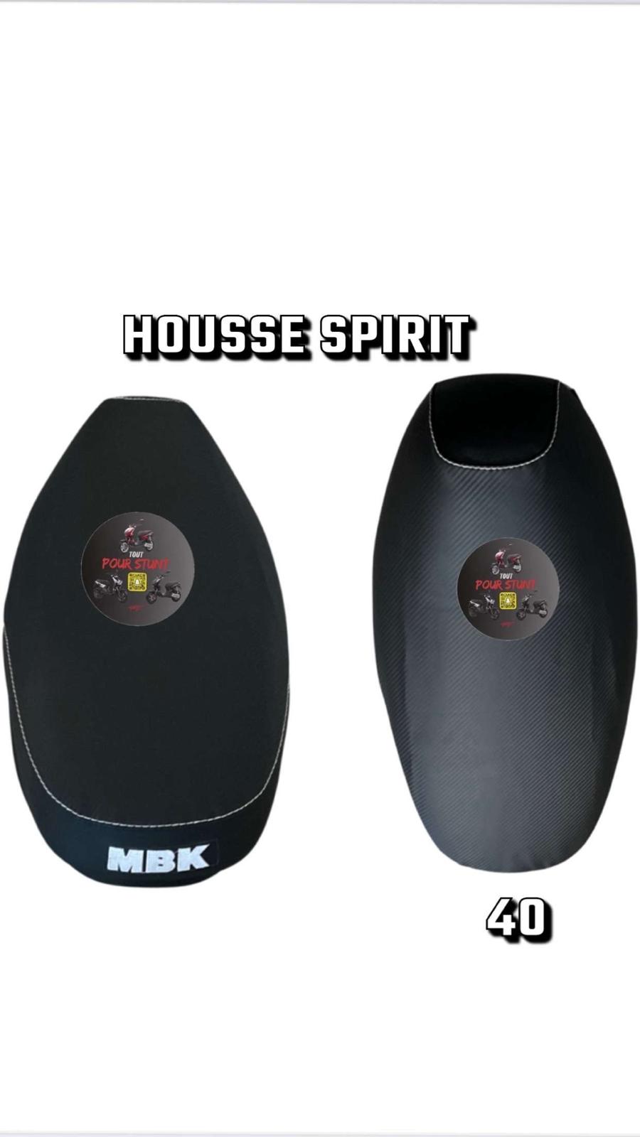 Housse de selle noire MBK Spirit / Yamaha BWS / Booster