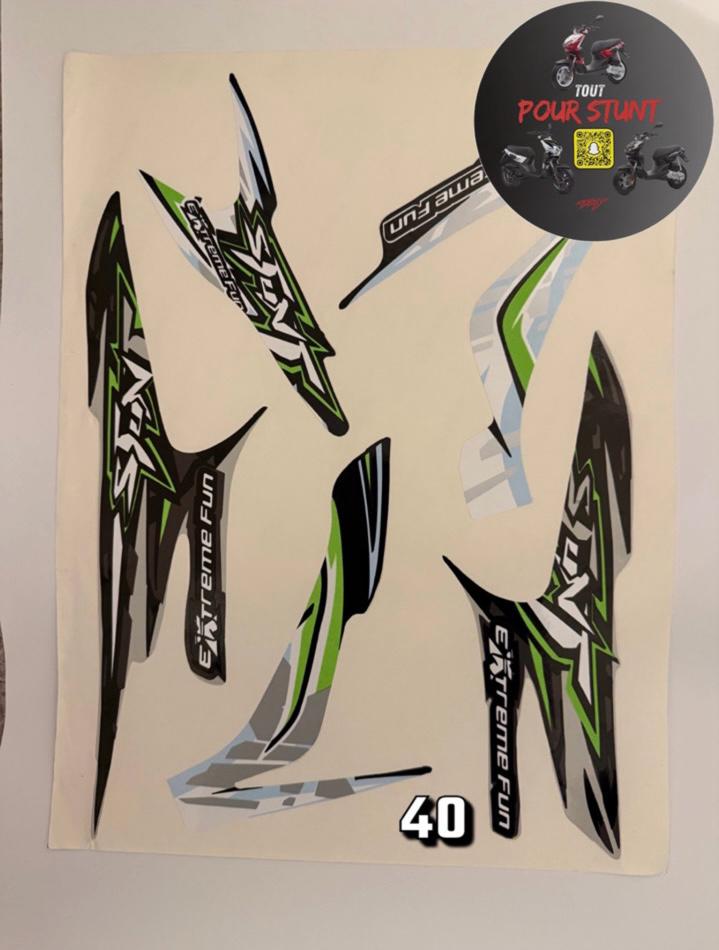 KIT DÉCO EXTRÊME FUN VERT STUNT