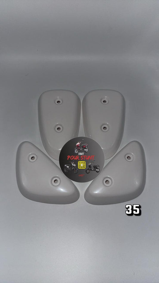 Kit de 4 Pads Blancs – MBK Stunt / Yamaha Slider