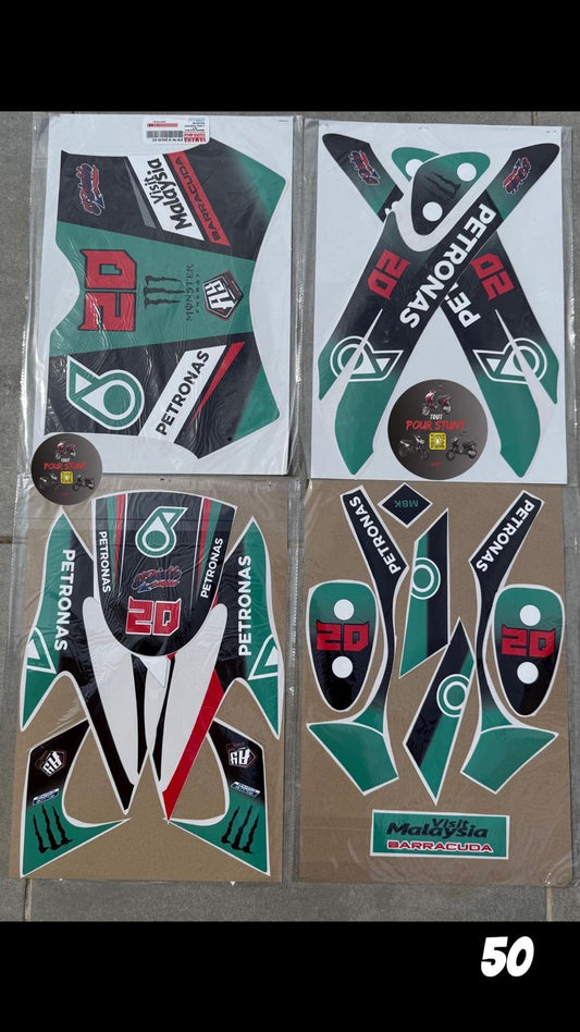 🔧 Kit Déco Complet Vert Stunt
