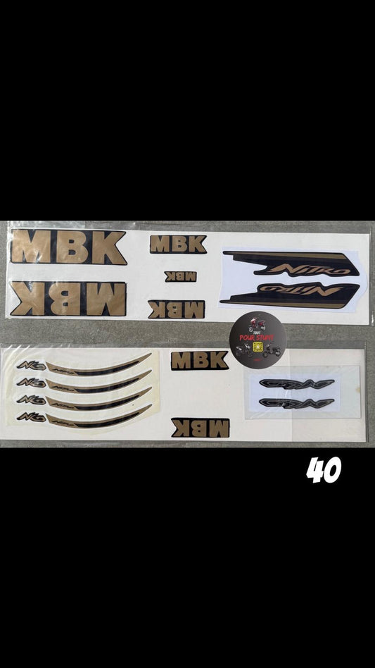 🔧 Kit Déco Naked NKD Or Nitro