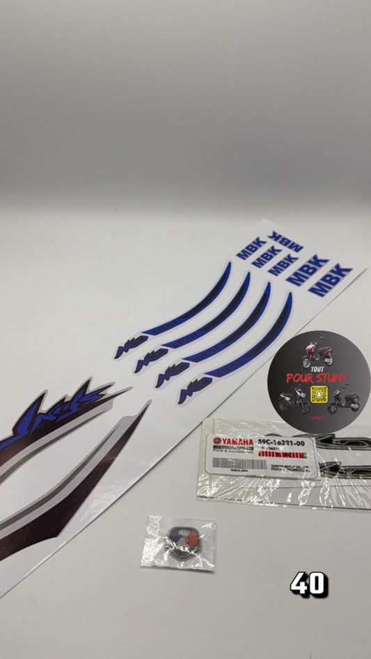 🔧 Kit Déco Stunt Naked Bleu