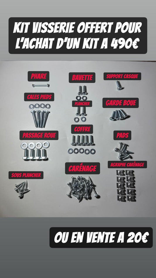 🔧 Kit Visserie Stunt MBK Booster / Nitro